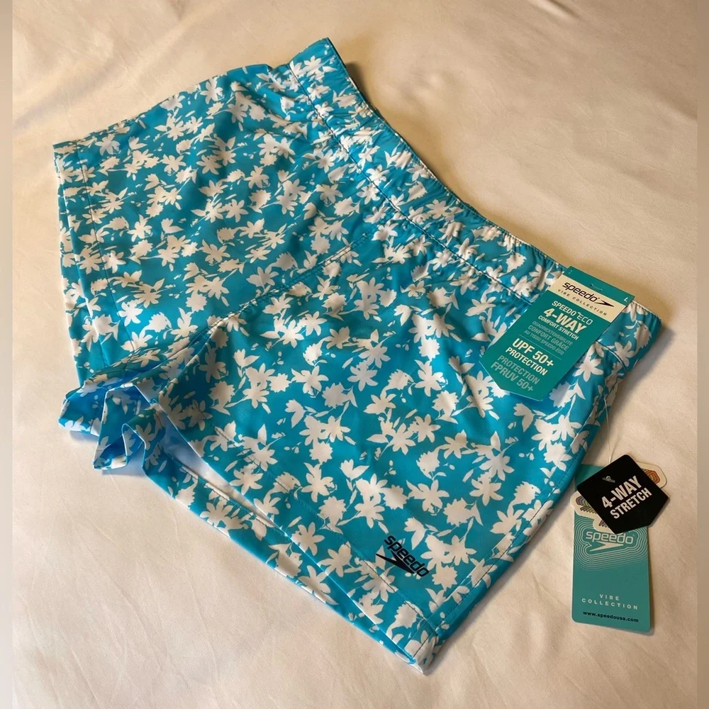 NWT Speedo Vibe Collection Swim Shorts